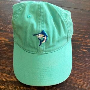 Smathers and Branson needlepoint hat, sea foam.